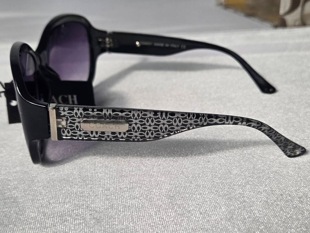 Coach Devyn S825 Signature Sunglasses New, Open, Damaged Box - Picture 6 of 12